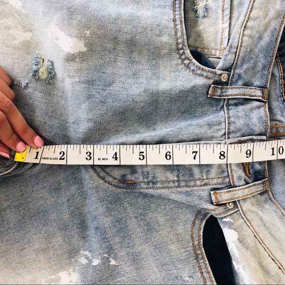 NWT Nasty Gal Paint Brush Boyfriend Jeans - Picture 6 of 7